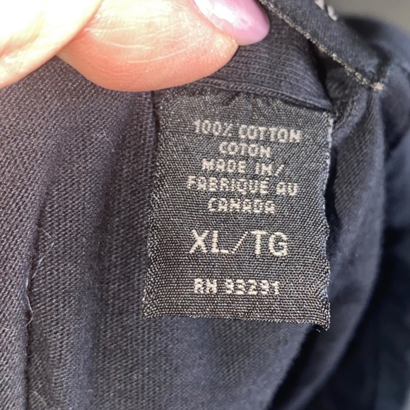 NWT TRUE GRIT size XL black cotton maxi dress - Picture 11 of 11